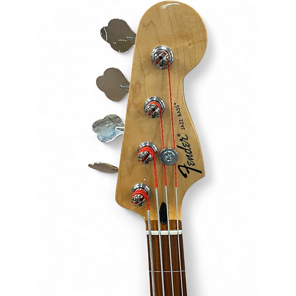 Used Other Brand PARTS BASS DLX P BODY/FRETLESS J NECK Green Electric Bass Guitar