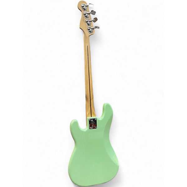 Used Other Brand PARTS BASS DLX P BODY/FRETLESS J NECK Green Electric Bass Guitar
