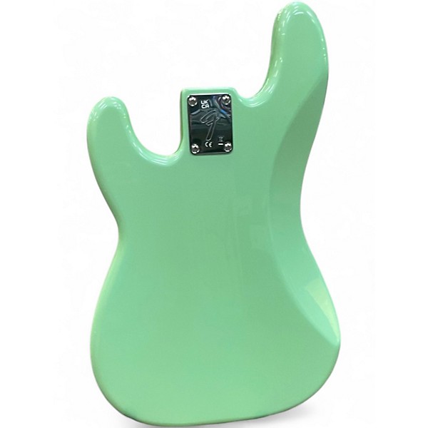 Used Other Brand PARTS BASS DLX P BODY/FRETLESS J NECK Green Electric Bass Guitar