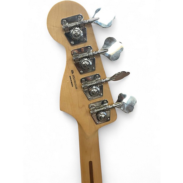 Used Other Brand PARTS BASS DLX P BODY/FRETLESS J NECK Green Electric Bass Guitar