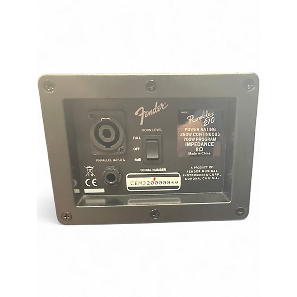 Used Fender RUMBLE 210 CABINET Bass Cabinet