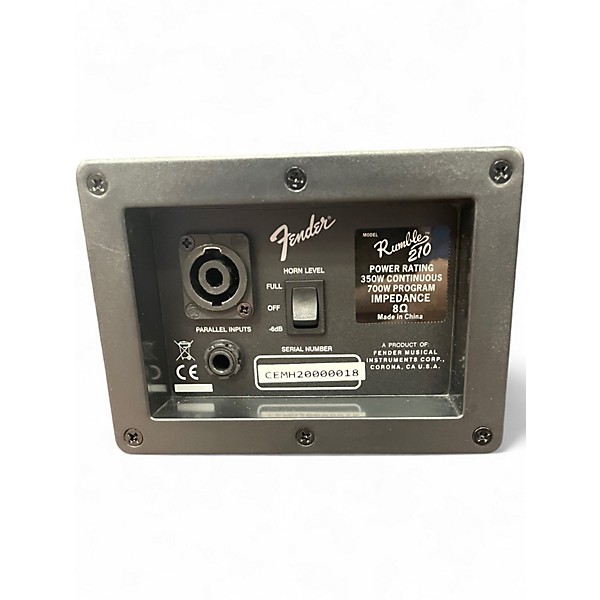 Used Fender RUMBLE 210 CABINET Bass Cabinet