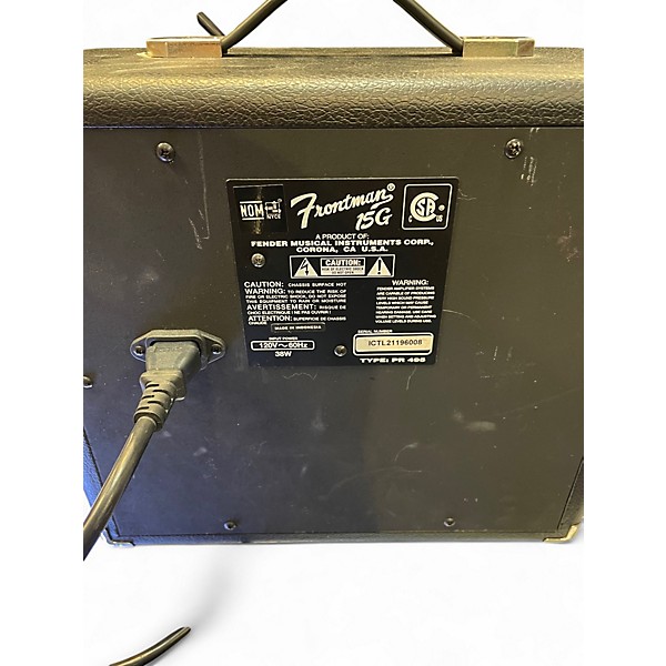 Used Fender Frontman 15G 15W Guitar Combo Amp