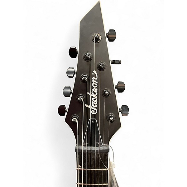 Used Jackson JS32-8 Dinky DKA 8 String Black Solid Body Electric Guitar