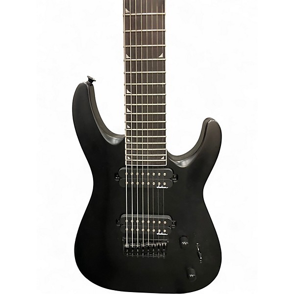 Used Jackson JS32-8 Dinky DKA 8 String Black Solid Body Electric Guitar