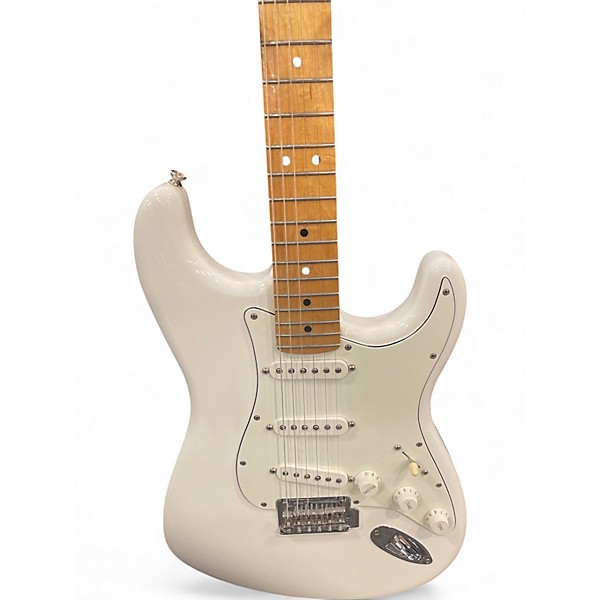 Used Fender Player Stratocaster WHITE Solid Body Electric Guitar