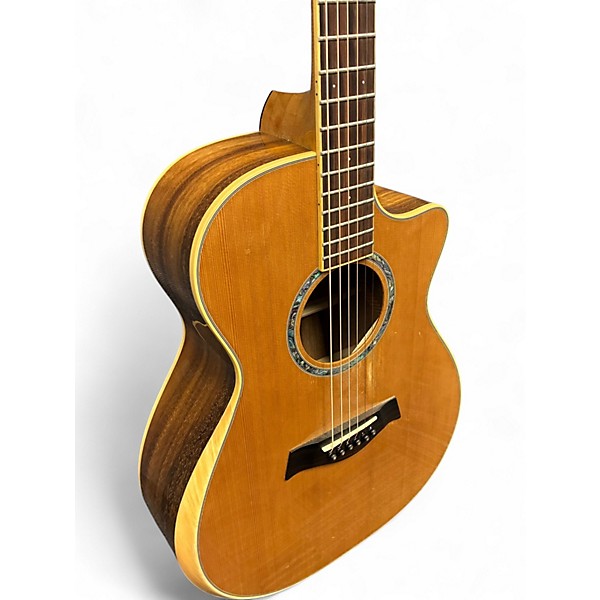 Used Timberline Guitars T65 GAC Natural Acoustic Electric Guitar