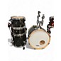 Used SONOR 4 Piece AQX Jazz Kit Black Sparkle Drum Kit thumbnail
