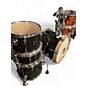 Used SONOR 4 Piece AQX Jazz Kit Black Sparkle Drum Kit