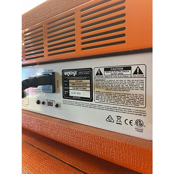 Used Orange Amplifiers CR120H Crush Pro 120W Solid State Guitar Amp Head
