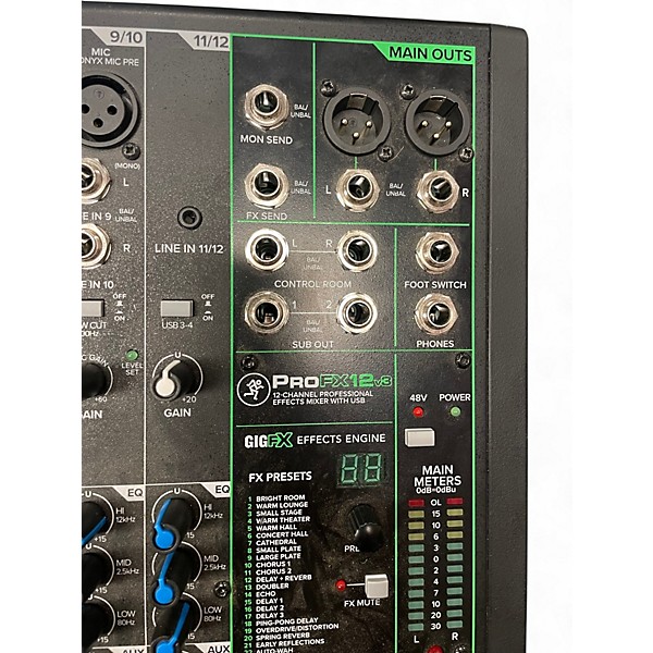 Used Mackie PROFX12v3 Unpowered Mixer