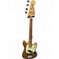 Used Fender Player Mustang Bass PJ Firemist Gold Electric Bass Guitar thumbnail