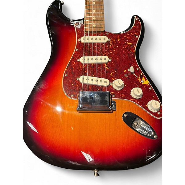 Used Fender JOHN MAYER STRATOCASTER 3 Color Sunburst Solid Body Electric Guitar