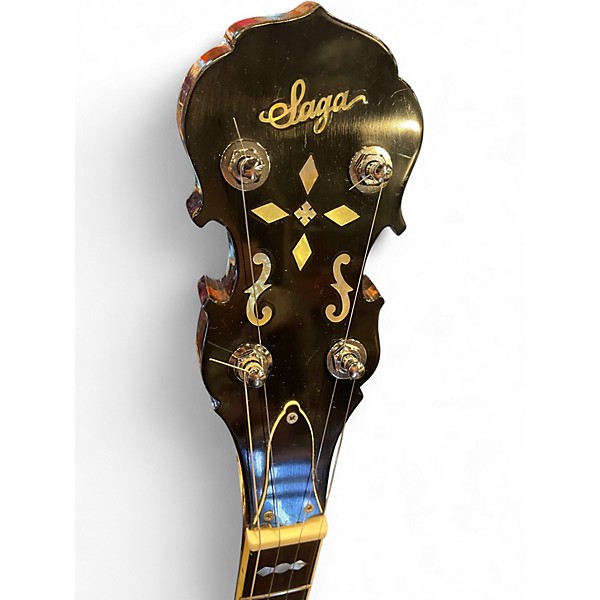 Used SAGA Style 1 SS1 Natural Banjo
