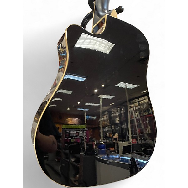 Used Ibanez ALT30 Altstar Black Acoustic Electric Guitar