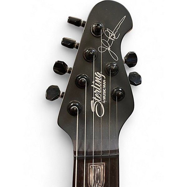 Used Sterling by Music Man JP60 Black Solid Body Electric Guitar