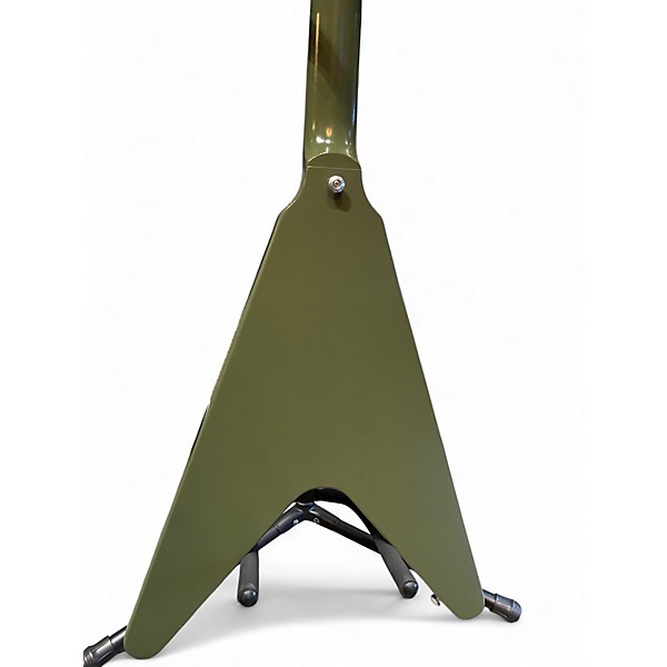 Used 2020 Gibson Flying V Green Solid Body Electric Guitar