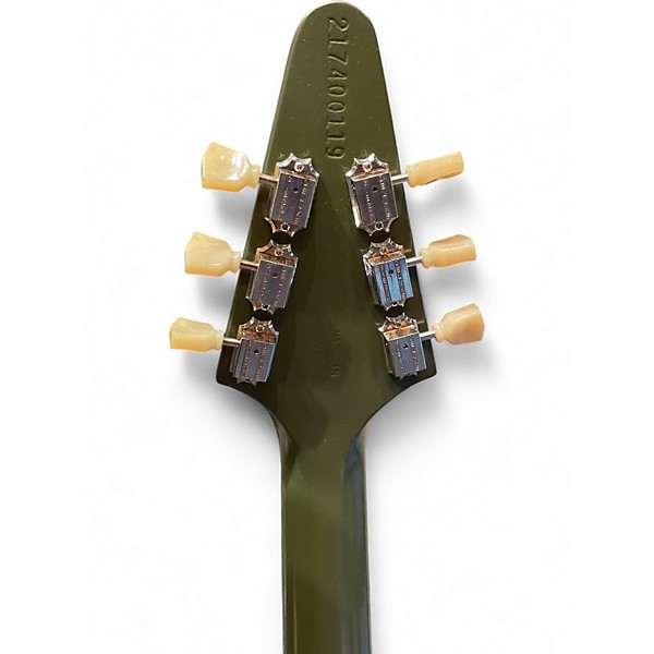 Used 2020 Gibson Flying V Green Solid Body Electric Guitar