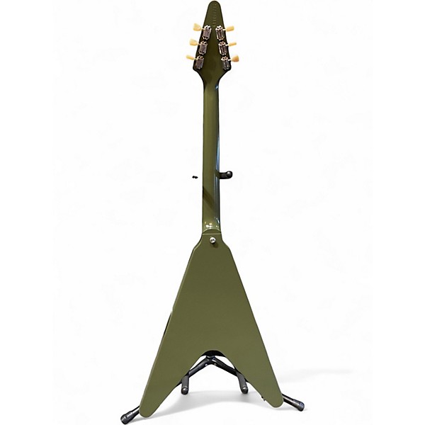 Used 2020 Gibson Flying V Green Solid Body Electric Guitar