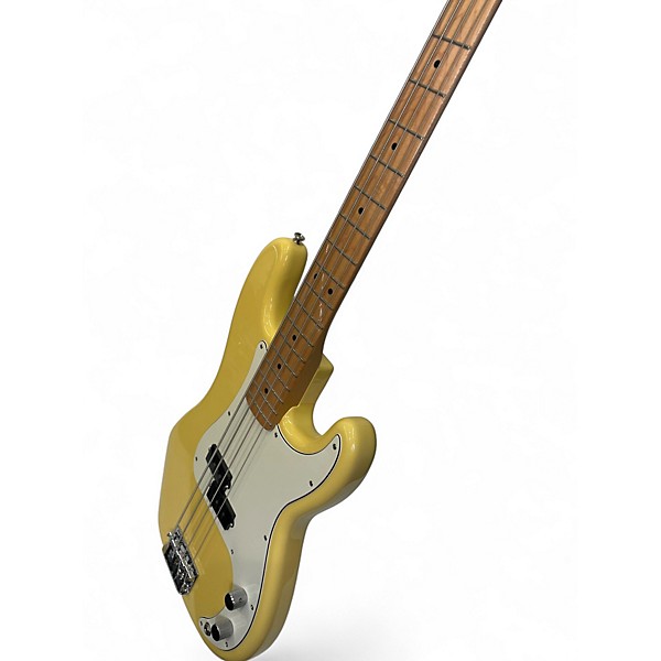 Used Fender Player Precision Bass Yellow Electric Bass Guitar
