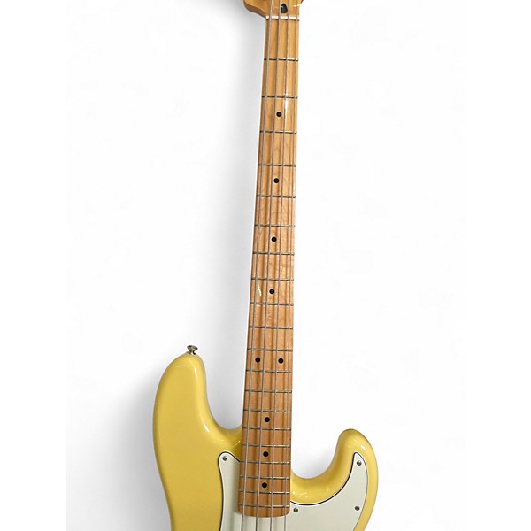 Used Fender Player Precision Bass Yellow Electric Bass Guitar