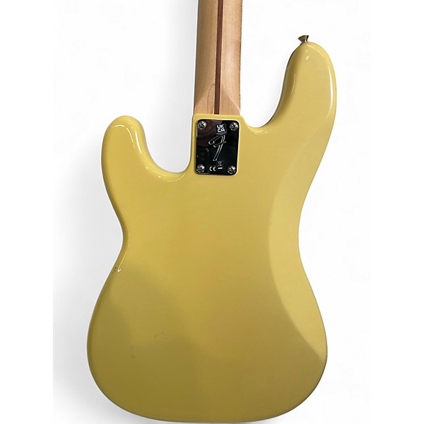 Used Fender Player Precision Bass Yellow Electric Bass Guitar