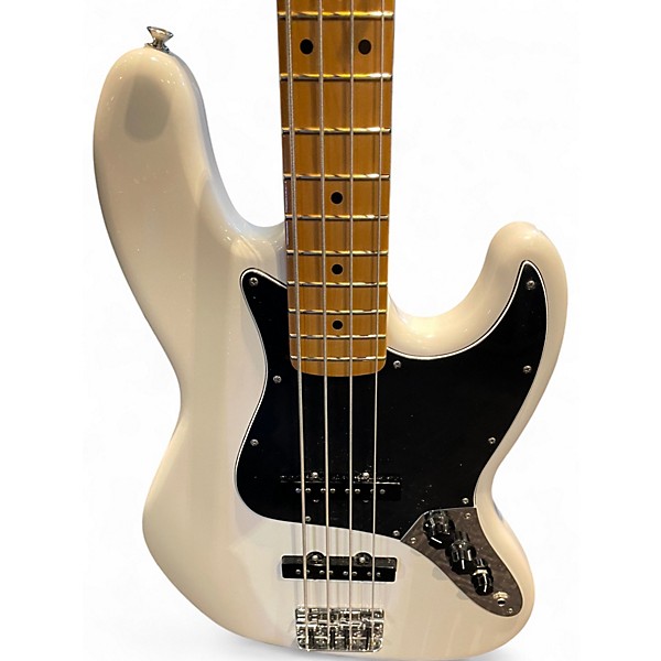 Used 2024 Fender Player II Jazz Bass Polar White Electric Bass Guitar