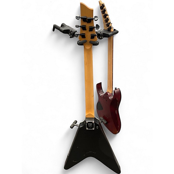 Used Schecter Guitar Research DIAMOND SERIES MONSTER V Black Solid Body Electric Guitar