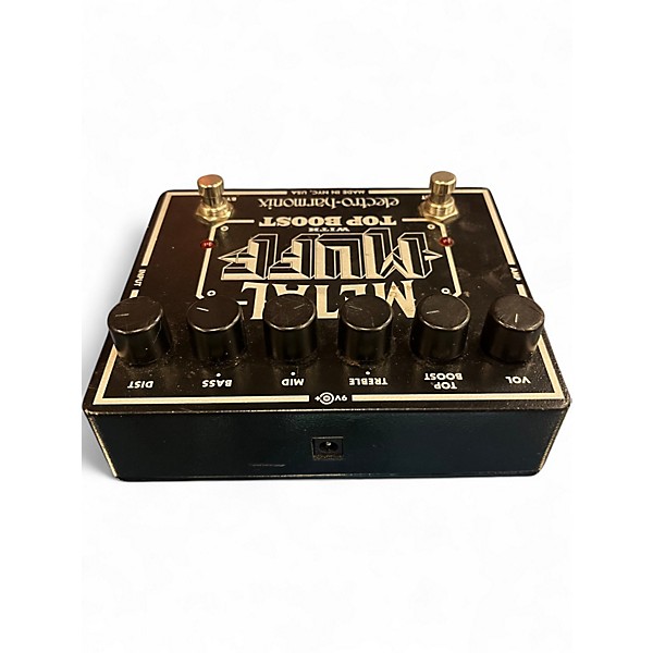 Used Electro-Harmonix Metal Muff Distortion With Top Boost Effect Pedal