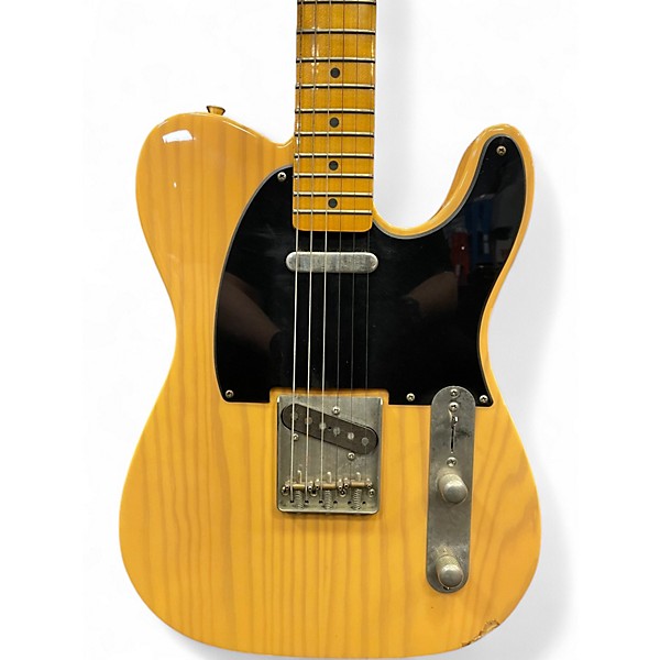 Used Squier Telecaster Butterscotch Solid Body Electric Guitar