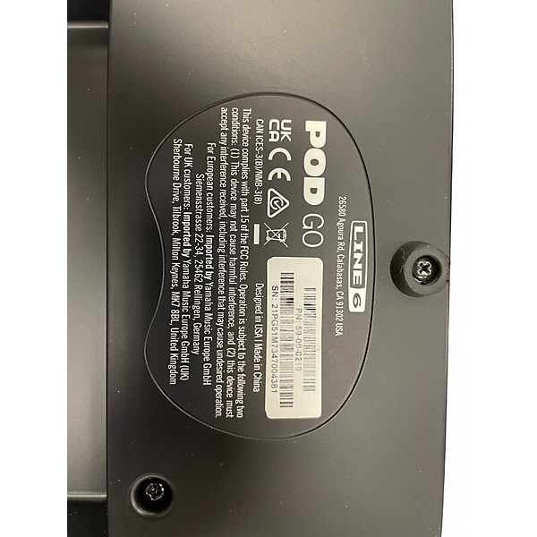 Used Line 6 POD GO Effect Processor