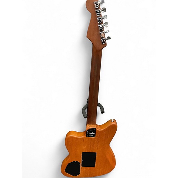 Used Fender American Acoustasonic Jazzmaster Blonde Acoustic Electric Guitar