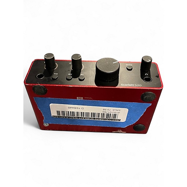 Used Focusrite Scarlett Solo Audio Interface