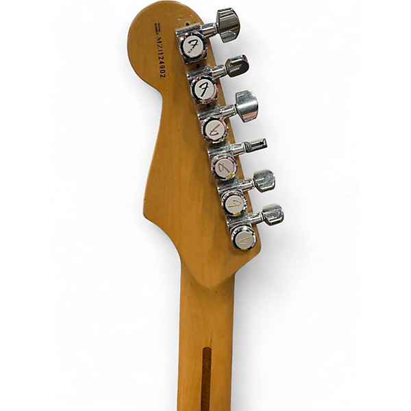 Used Fender Deluxe Stratocaster Yellow Solid Body Electric Guitar