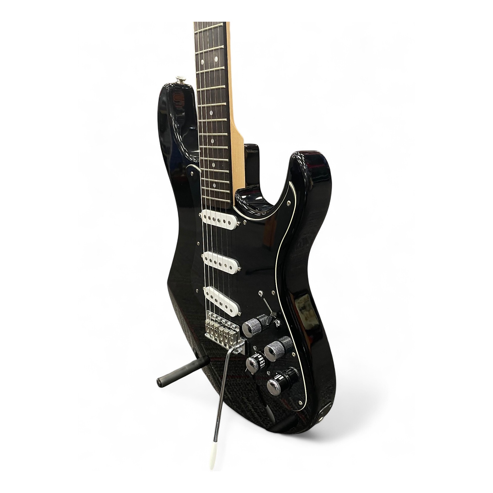 Used Line 6 Variax Standard Black Solid Body Electric Guitar Black