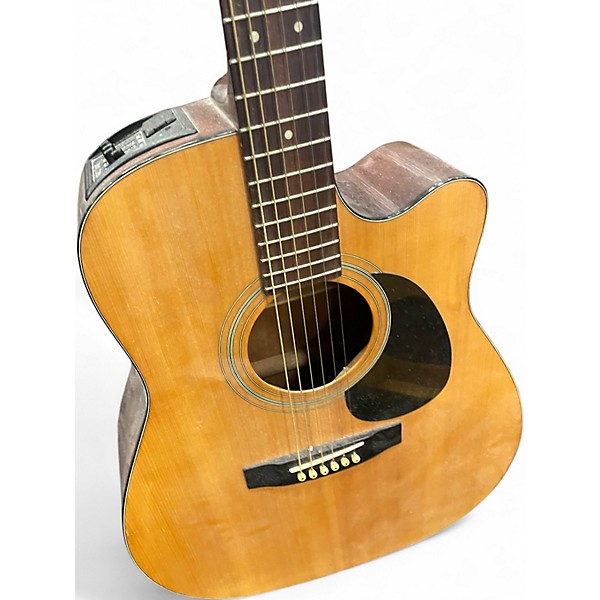 Used Takamine EG33OC Natural Acoustic Electric Guitar