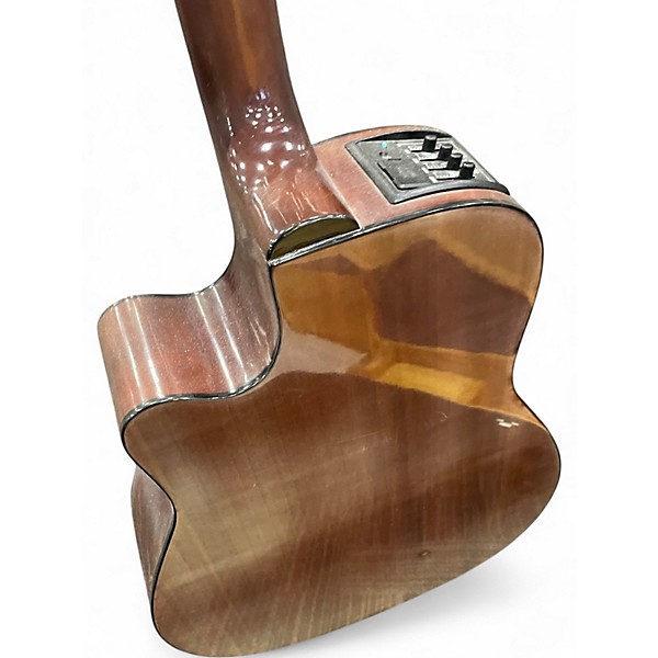 Used Takamine EG33OC Natural Acoustic Electric Guitar