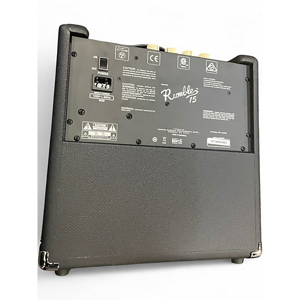 Used Fender Rumble 15 15W 1X8 Bass Combo Amp