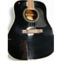 Used Washburn D100B Black Acoustic Guitar thumbnail