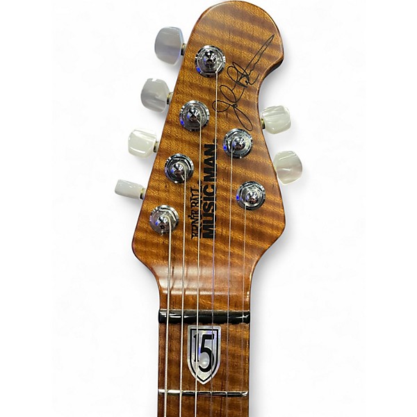 Used Ernie Ball Music Man JP15 John Petrucci Signature ROASTED AMBER Solid Body Electric Guitar