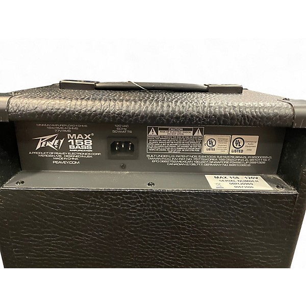 Used Peavey Max 158 1X8 15W Bass Combo Amp
