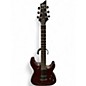 Used Schecter Guitar Research Damien Special Crimson Burst Solid Body Electric Guitar thumbnail