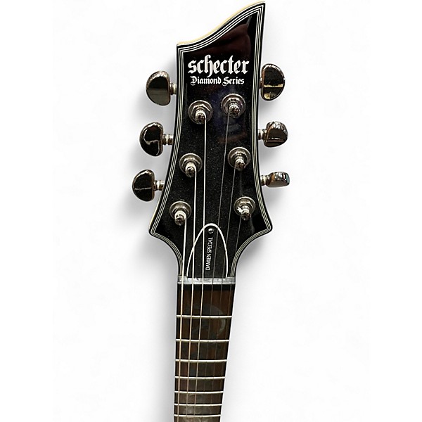 Used Schecter Guitar Research Damien Special Crimson Burst Solid Body Electric Guitar