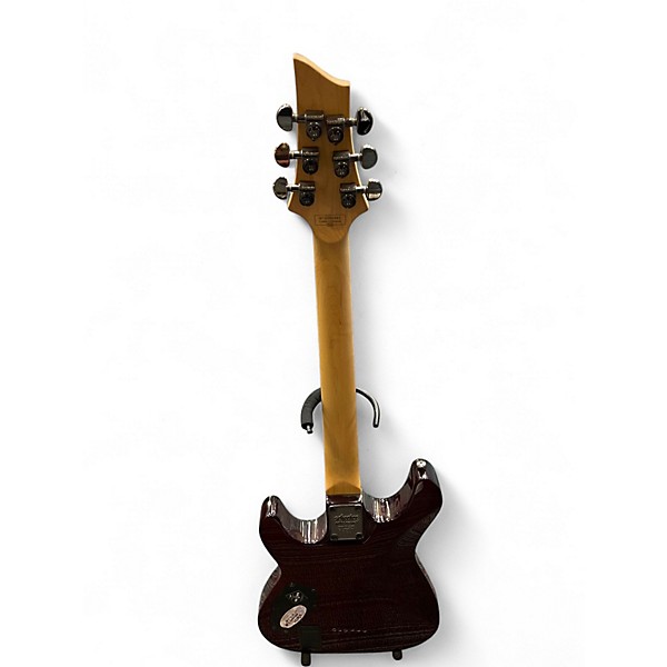 Used Schecter Guitar Research Damien Special Crimson Burst Solid Body Electric Guitar