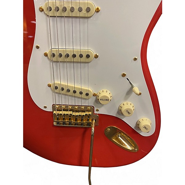 Used Fender LTD ED CLASSIC 50'S  Fiesta Red Solid Body Electric Guitar