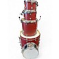 Used Ludwig 5 Piece BACKBEAT ELITE Maroon Drum Kit