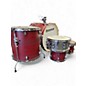 Used Ludwig 5 Piece BACKBEAT ELITE Maroon Drum Kit