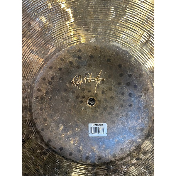Used MEINL 21in Byzance Jazz Ralph Peterson Nuance Ride Cymbal