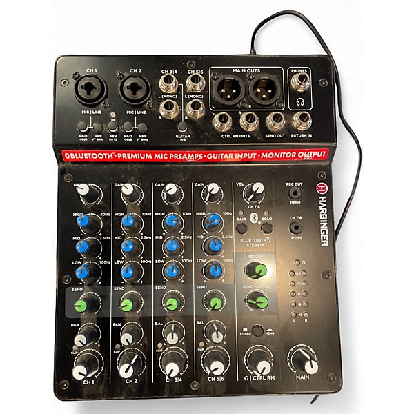 Used Harbinger LV8 Unpowered Mixer