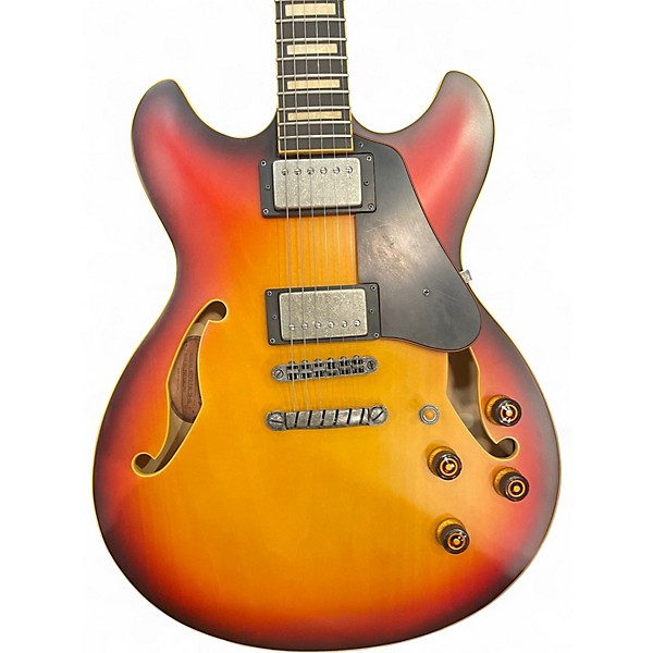 Used Ibanez ASV93TDL 3 Tone Sunburst Hollow Body Electric Guitar